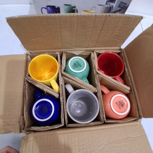 6PK OVER & BACK ARCH MUGS - 480ML - ASSORTED COLORS (MODEL: 1640268) image 2