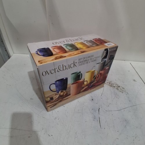 6PK OVER & BACK ARCH MUGS - 480ML - ASSORTED COLORS (MODEL: 1640268) image 3