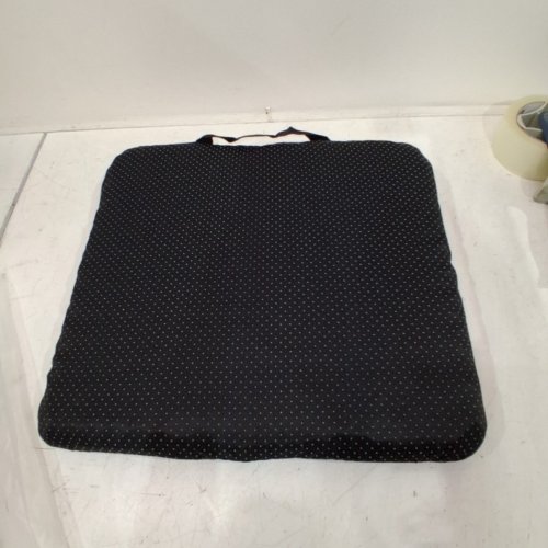 GEL SEAT CUSHION WITH NON-SLIP COVER - 17" - BLACK image 3