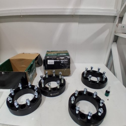 4PK YHTAUTO WHEEL SPACERS - 2" X 9/16" - 8C6.5 - 130MM - BLACK - (MODEL: WSP86510B0-2-YC) image 2