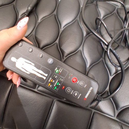 HIMOUTA MASSAGE MAT WITH HEAT AND FOOT MASSAGER - BLACK (MODEL: SL-601G) image 2