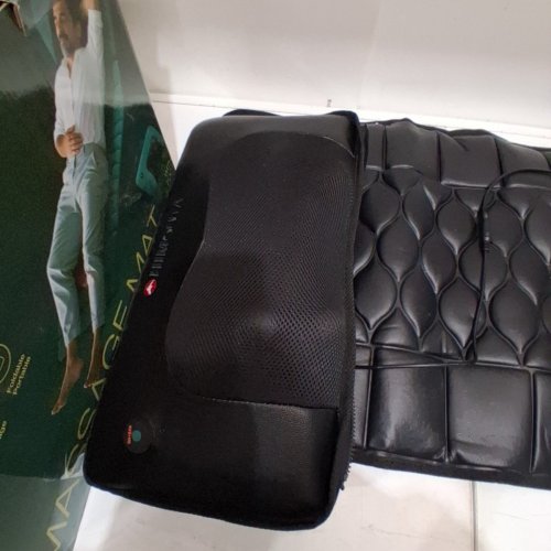 HIMOUTA MASSAGE MAT WITH HEAT AND FOOT MASSAGER - BLACK (MODEL: SL-601G) image 4