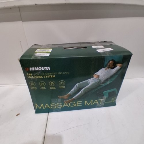 HIMOUTA MASSAGE MAT WITH HEAT AND FOOT MASSAGER - BLACK (MODEL: SL-601G) image 5