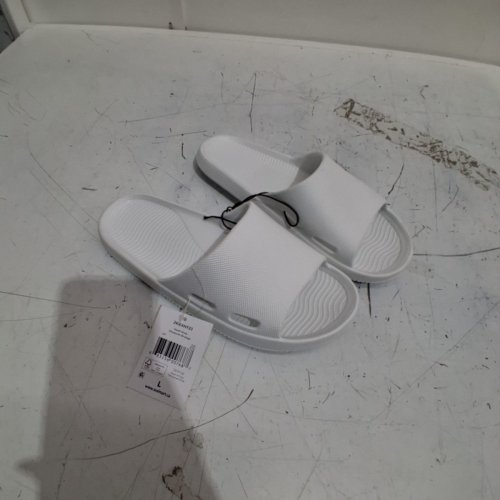 WOMEN'S GEORGE SLIDES - SIZE LARGE - WHITE (STYLE : 50586487) image 2