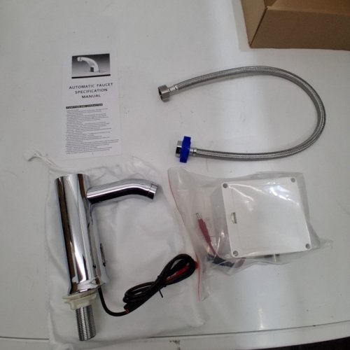 INFRARED TOUCHLESS BATHROOM SINK FAUCET - CHROME image 3