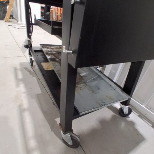 BPS DELUXE 4-BURNER EVENT GRILL AND GRIDDLE COMBO - 40" X 65" X 28" - BLACK (MODEL: GD410) image 11