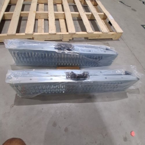 2PK VEVOR HEAVY-DUTY LOADING RAMP WITH HANDLES & WIDER RAMP SURFACE PLUS ACCESSORIES-76" X 2.4" X 9.8" -1000LBS MAX-(MODEL:LR003B) image 2