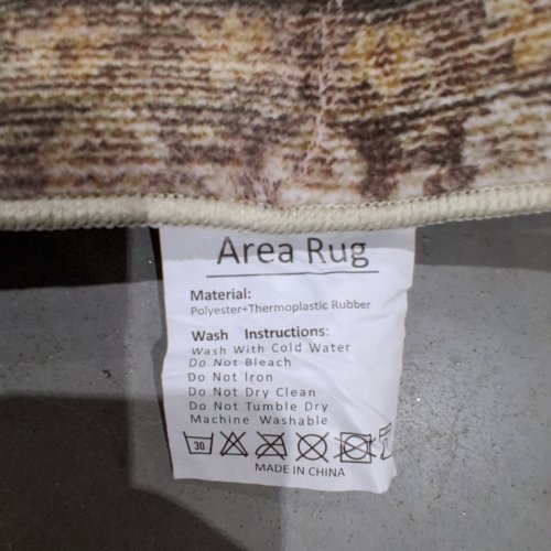 BERTHMEER NON-SLIP TRADITIONAL ORIENTAL AREA RUG - 8FT X 10FT - BROWN image 4