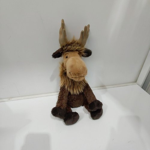 JELLY CAT PLUSH BIRCHLY MOOSE - BROWN image 2