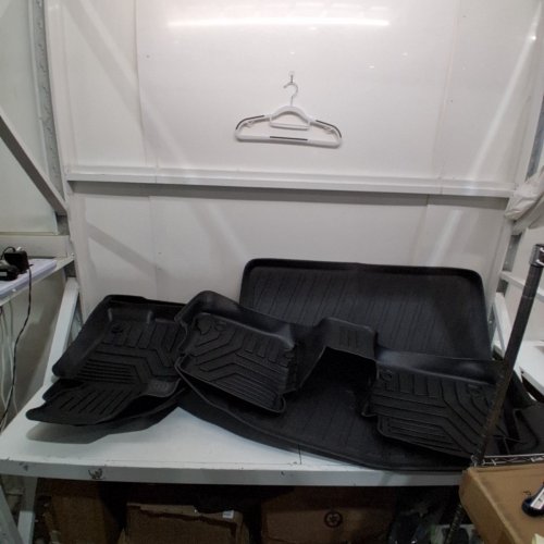 4PC UNBRANDED ALL-WEATHER VEHICLE FLOOR MAT SET - BLACK image 2