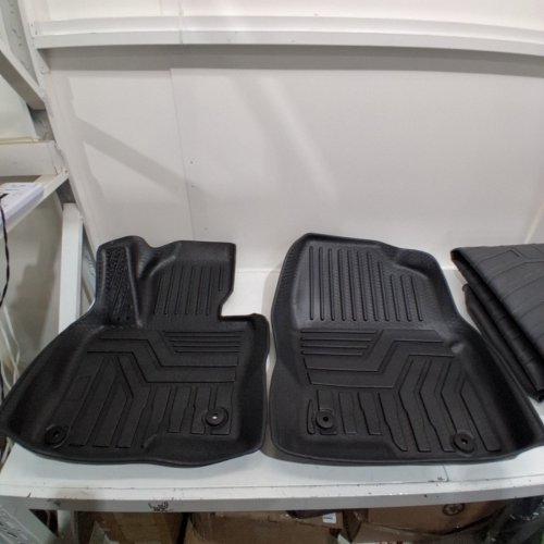 4PC UNBRANDED ALL-WEATHER VEHICLE FLOOR MAT SET - BLACK image 5