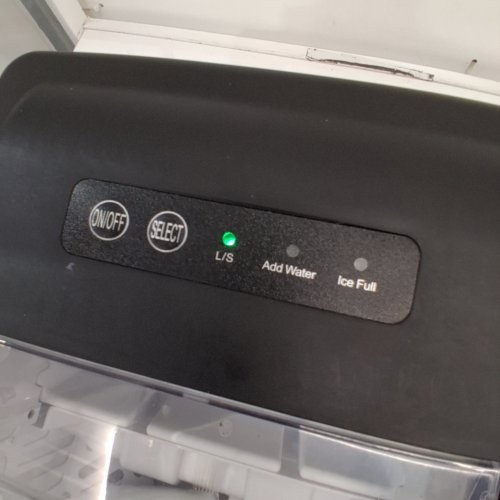 ZLINKE PORTABLE ICE MAKER WITH DUAL SIZE CUBES - MAKES 28LBS OF ICE A DAY - BLACK (MODEL: IM-12E) image 2