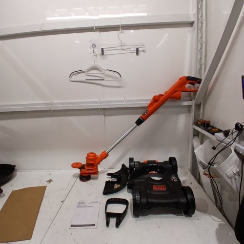 BLACK+DECKER CORDED AFS ELECTRIC STRING TRIMMER/EDGER - 6.5 AMP, 8000RPM - 14" - ORANGE/BLACK (MODEL: GH900) image 3