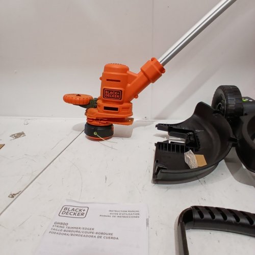 BLACK+DECKER CORDED AFS ELECTRIC STRING TRIMMER/EDGER - 6.5 AMP, 8000RPM - 14" - ORANGE/BLACK (MODEL: GH900) image 4