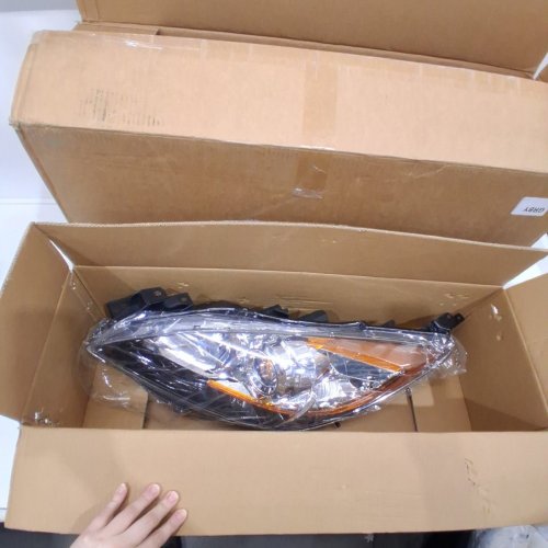 1PR KUIPERAUTO HEADLIGHT HOUSING ASSEMBLY REPLACEMENT HALOGEN WITH CLEAR LENS - 2010-2013 MAZDA 3 - REPLACES MA2518130/MA2519130 (MODEL: K105GG60202KKJ5) image 2
