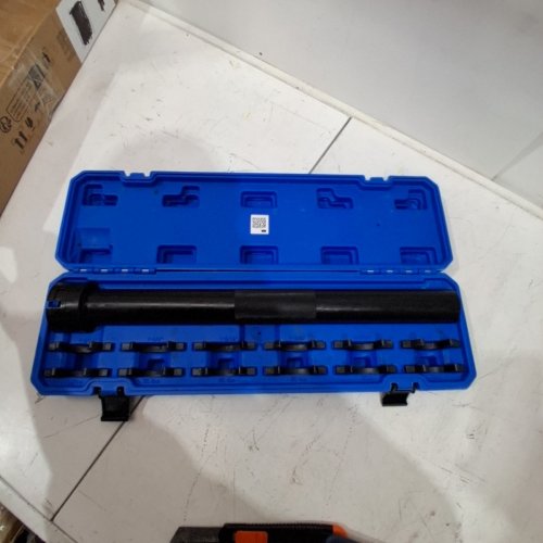 13PC VEVOR HEAVY DUTY INNER TIE ROD REMOVAL TOOL KIT WITH STORAGE CASE - 1/2" DRIVE TUBE - BLACK/BLUE (MODEL: XC1049) image 2