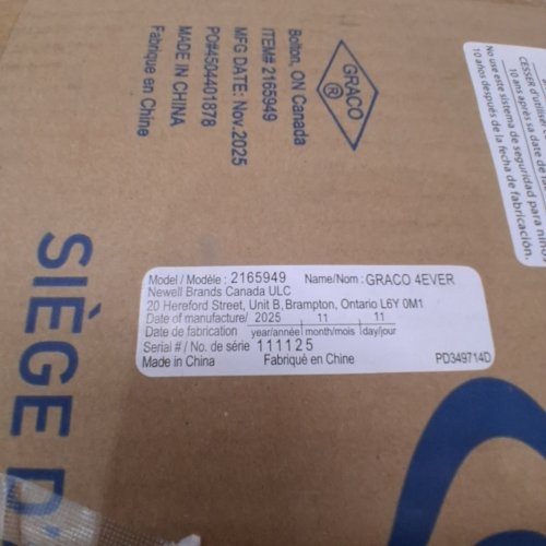 GRACO 4EVER 4-IN-1 CAR SEAT WITH RAPID REMOVE COVER IN LOFTON (MODEL:2165949) image 2