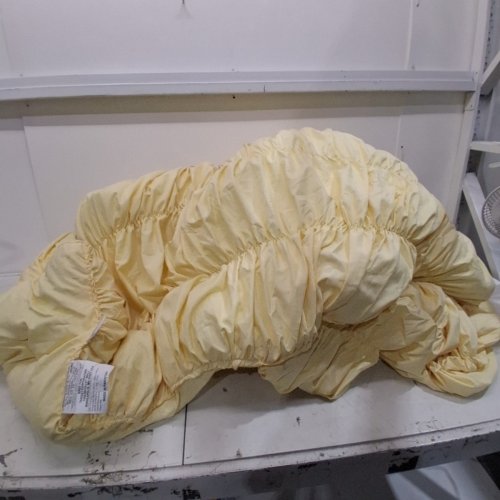 ROOM ESSENTIALS RUCHED COMFORTER FOR DORM - TWIN/TWIN EXTRA LONG - BUTTER YELLOW image 2