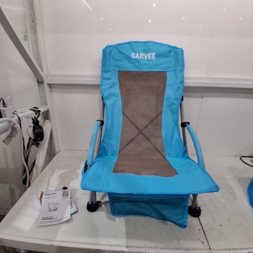 GARVEE HIGH BACK FOLDING BEACH CHAIRS - BLUE (MODEL: PSS_33JK2MIN) image 2