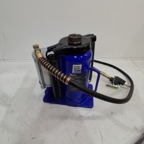 AIR HYDRAULIC BOTTLE JACK PNEUMATIC/MANUAL HEAVY DUTY WELDED BOTTLE JACK WITH PUMP - 20TON - BLUE - (MODEL: MR8004 ) image 3