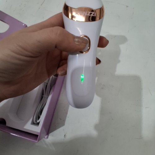 KENZZI RECHARGEABLE WET AND DRY LADY SHAVER - WHITE - (MODEL: KLS-002) image 2