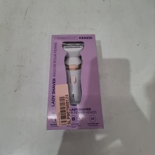 KENZZI RECHARGEABLE WET AND DRY LADY SHAVER - WHITE - (MODEL: KLS-002) image 4