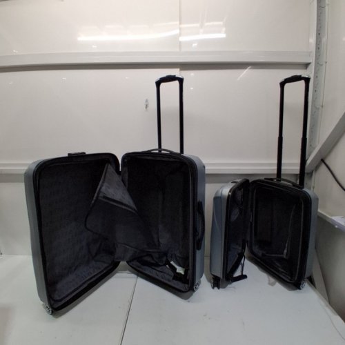 2PC SAMSONITE CENTRIC HARDSIDE SPINNER - 20" & 24" - SILVER image 2