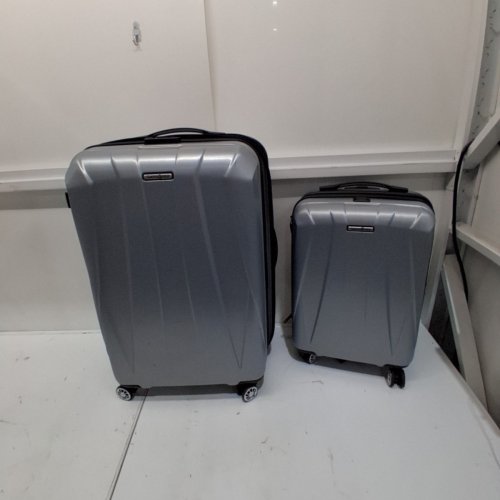 2PC SAMSONITE CENTRIC HARDSIDE SPINNER - 20" & 24" - SILVER image 3