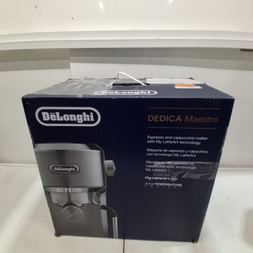 DE'LONGHI DEDICA MAESTRO PLUS ESPRESSO MACHINE WITH AUTOMATIC STEAM WAND - STAINLESS STEEL - (MODEL:EC900M) image 16