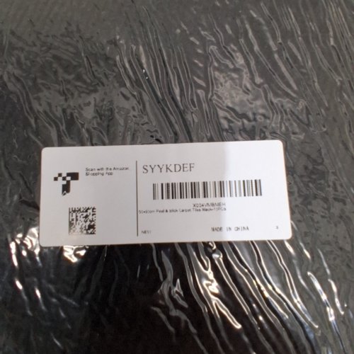 10PK PEEL AND STICK CARPET TILES - 24" X 24" - BLACK image 3