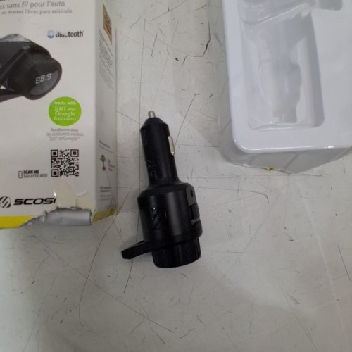 SCOSCHE BTFREQ WIRELESS HANDS-FREE CAR KIT | BLUETOOTH | FM TRANSMITTER | USB CHARGER - BLACK - (MODEL: BTFM5) image 3
