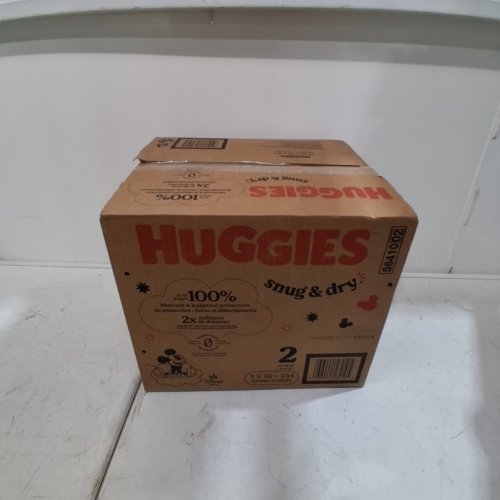 234PK MICKEY MOUSE HUGGIES SNUG AND DRY BABY DIAPERS - SIZE 2 (12-18LBS) image 2