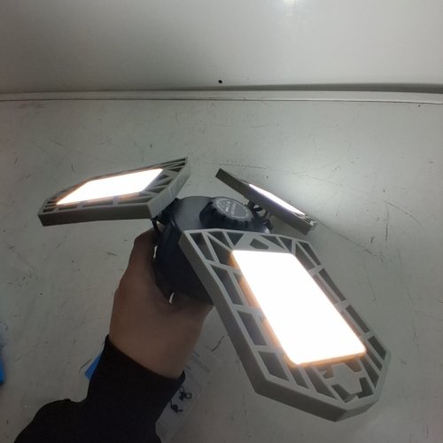 DEFORMABLE GARAGE LIGHT - 6500K - 60W - BLACK/GREY (MODEL: ACS5-265V) image 2
