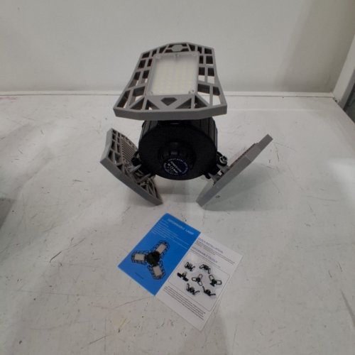DEFORMABLE GARAGE LIGHT - 6500K - 60W - BLACK/GREY (MODEL: ACS5-265V) image 4