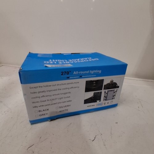 DEFORMABLE GARAGE LIGHT - 6500K - 60W - BLACK/GREY (MODEL: ACS5-265V) image 6