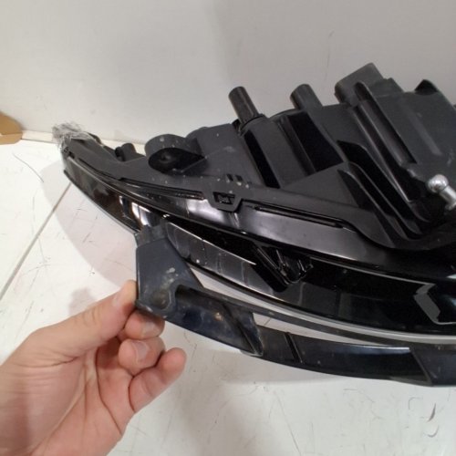 FRONT END LEFT SIDE VEHICLE HALOGEN BULB HEADLIGHT ASSEMBLY - FITS 2013-2016 FORD FUSION - BLACK image 5
