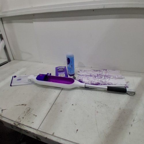 SWIFFER POWERMOP SUPER MULTI-SURFACE MOP & MOP PAD - PURPLE/WHITE image 2