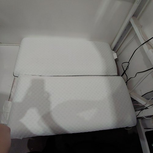 2PK WEEKENDER GEL MEMORY FOAM BED PILLOW - KING 35" X 16" - WHITE image 2