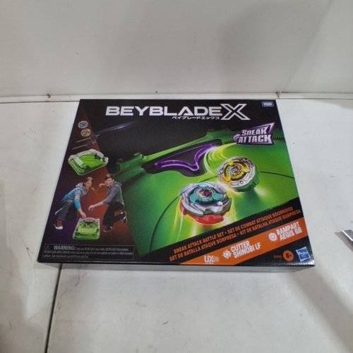 HASBRO BEYBLADE X SNEAK ATTACK BATTLE SET WITH BEYSTADIUM ARENA - GREEN (MODEL: G1940AC01) image 2