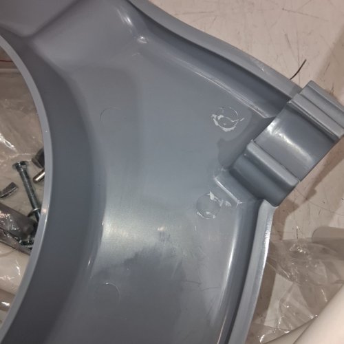 ZORBI COMFORT PLUS 3-IN-1 BEDSIDE COMMODE, TOILET SAFETY FRAME, AND RAISED TOILET SEAT - ERGONOMIC DESIGN, ADJUSTABLE HEIGHT, 350LBS MAX - GREY (MODEL: 770-317) image 5