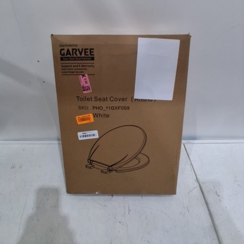 GARVEE SOFT CLOSE COMFORTABLE ERGONOMIC DESIGN TOILET SEAT - ROUND - 17'' - WHITE (MODEL: PHO_11GXF0S9) image 3