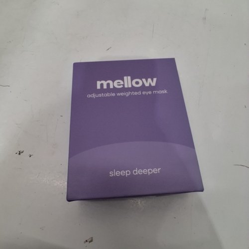 MELLOW ADJUSTABLE WEIGHTED SLEEP EYE MASK - BLUE image 4