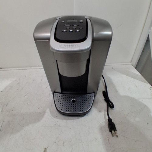 KEURIG K-ELITE SINGLE SERVE K-CUP COFFEE MAKER WITH ICED BREW FUNCTION - 75OZ. RESERVOIR - BLACK/BRUSHED SILVER (MODEL: K90) image 3