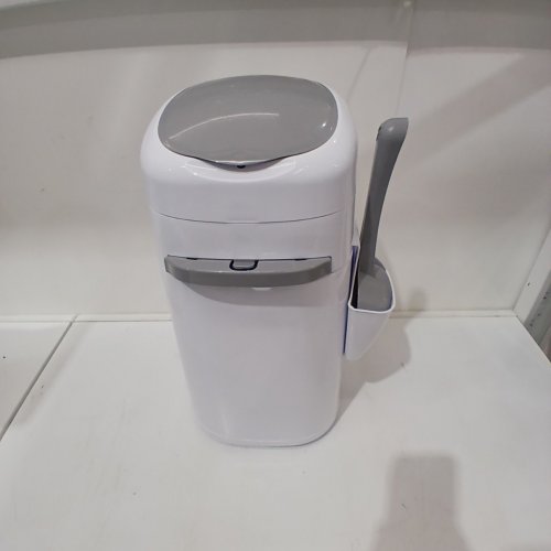 LITTER GENIE PAIL STYLE CAT LITTER WASTE DISPOSAL SYSTEM - WHITE/GREY image 2