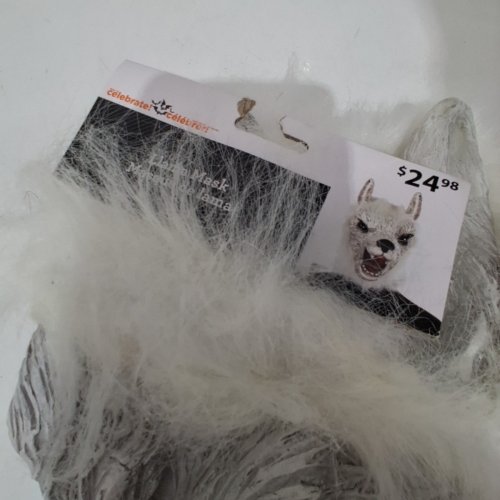 WAY TO CELEBRATE ADULT UNISEX LLAMA MASK - OSFM - WHITE image 3