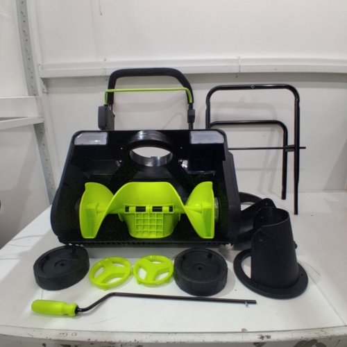 DEKOPRO ELECTRIC CORDED SNOW SHOVEL SNOW BLOWER/THROWER - 20" CLEARING WIDTH - BLACK/GREEN (MODEL: DKPGSRA020C1) image 2