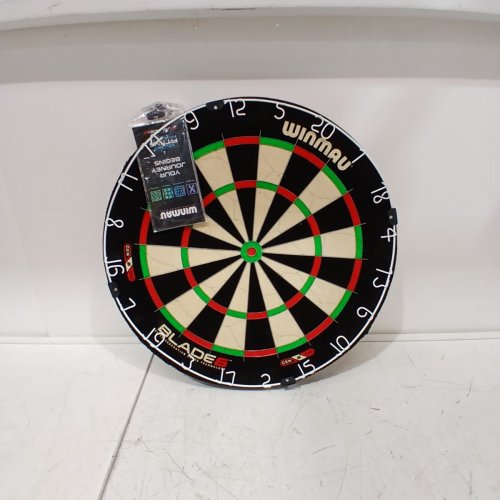 WINMAU BLADE6 PROFESSIONAL BRISTLE DARTBOARD WITH OFFICIAL TOURNAMENT SPECIFICATIONS - MULTICOLOUR image 2