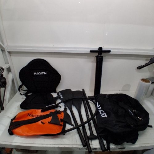 NACATIN INFLATABLE STAND UP PADDLE BOARD WITH ACCESSORIES AND CARRYING BAG 10FT 6'' image 5