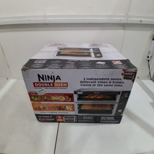 NINJA FOODI 12-IN-1 DOUBLE OVEN - SILVER/BLACK (MODEL: DCT401C LP3) image 2
