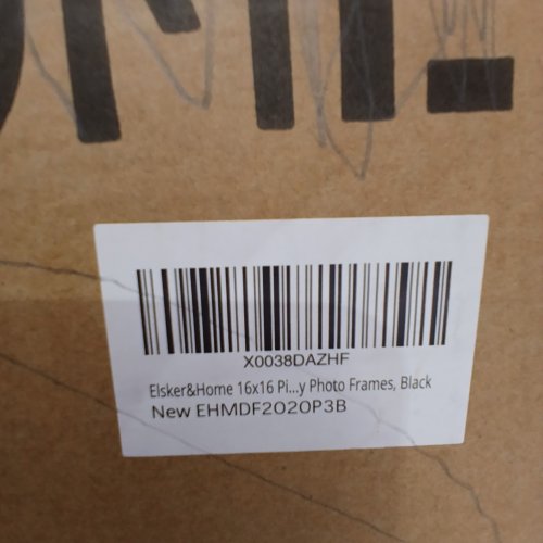 3PK ELSKER&HOME PICTURE FRAME - 20" X 20" - BLACK (MODEL: EHMDF2020P3B) image 2